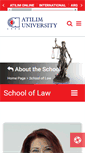 Mobile Screenshot of law.atilim.edu.tr