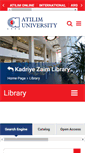 Mobile Screenshot of library.atilim.edu.tr