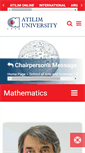 Mobile Screenshot of math.atilim.edu.tr