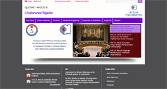 Desktop Screenshot of int.atilim.edu.tr